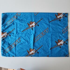 Vintage DISNEY PLANES Pillowcase Dusty Aeroplane Crophopper‎ Movie  Pillow Case